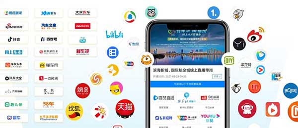 网站推广多平台解决方案-包括网站+多媒体+视频宣传等渠道。